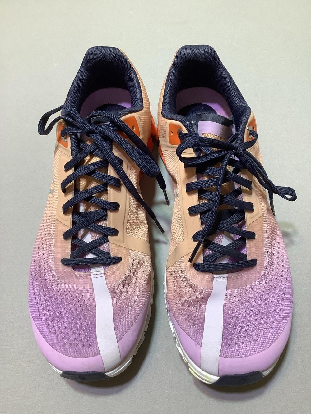 On Cloudflow Shoes Rose Fiji W Size 9 Pink Mesh Running Sneakers CloudTec Helion